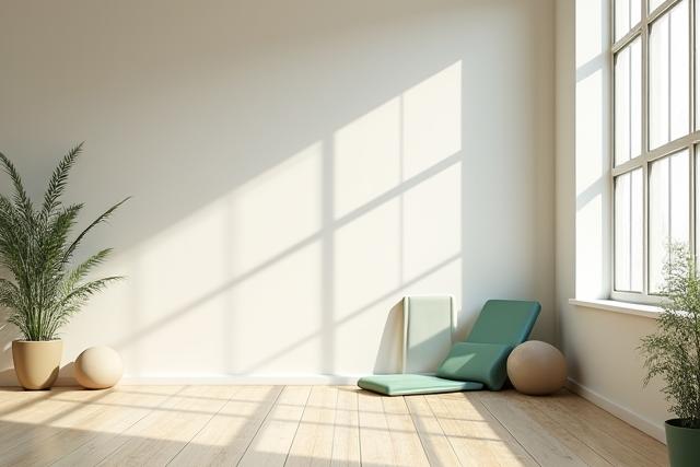 Intérieur serein du studio Zénith Éclat